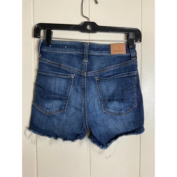 American Eagle Denim Shorts Size 00 - Picture 2 of 7